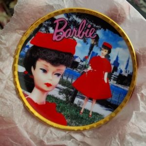 Barbie Display Plate Red Flare 1962 "From Barbie with Love" Mattel 1993 Vintage